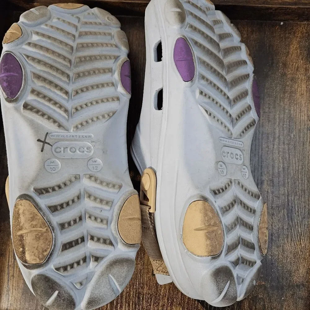 Crocs Clog Classic All-Terrain Sandals Purple Size M10 W12